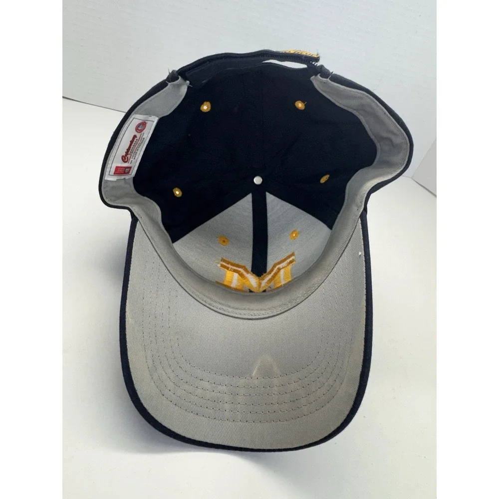 Michigan Wolverines Adjustable Hat Cap Go Blue/Maize One Size Captivating‎